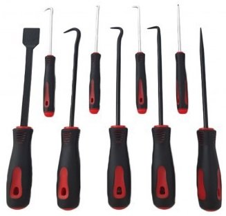 Set di ganci e raschietti 9 pezzi Weber Tools