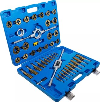 Set maschi e filiere rivestimento in stagno M6 - M24 45 pz