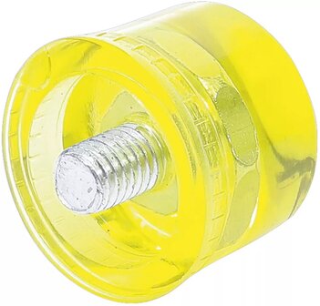 Testa di ricambio in plastica giallo &Oslash; 30 mm per BGS 1864