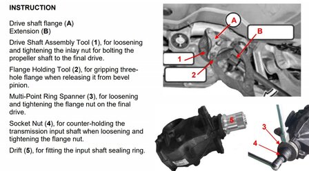 Set di utensili flangia differenziale e dadi per spessore per BMW E70, E82, E90, E91, E92, E93