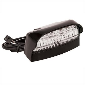 Luce targa 12/24V 70x42mm LED 2P per 343871/72