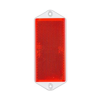 Riflettore rosso 104x40mm fissaggio a vite 104x40mm