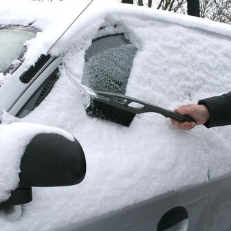 Spazzola da neve 21 pollici con raschiaghiaccio