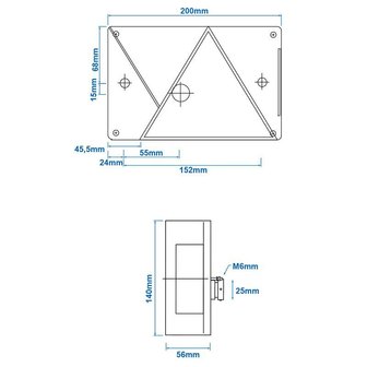 Aspock Multipoint IV fanale posteriore sinistro