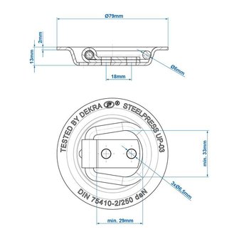 Occhiello rotondo SPP UP-03