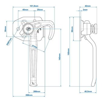 Gancio valvola sinistro SPP ZB-16L