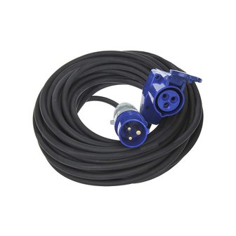 Prolunga CEE 20M con presa angolare  presa Schuko 3x2,5mm2