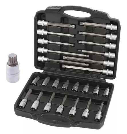 Set di brugole torx scanalate 1/2 88 pezzi set XXL