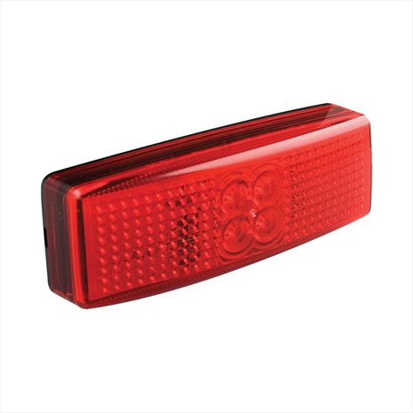 Lampada di segnalazione 12/24V rosso 110x40mm LED 110x40mm