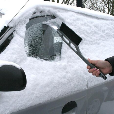 Spazzola da neve 21 pollici con raschiaghiaccio