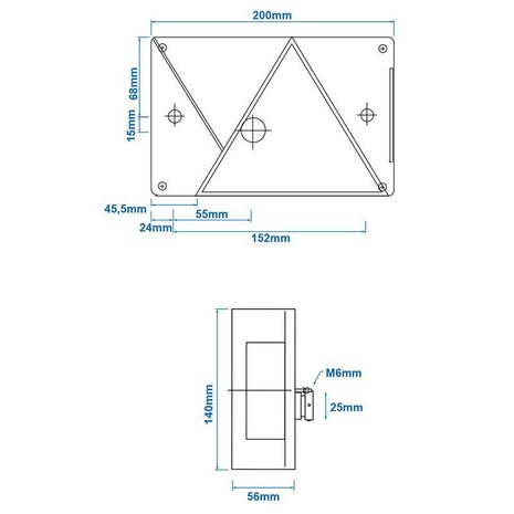 Aspock Multipoint IV fanale posteriore sinistro