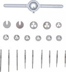 Set maschi e filiere M1 - M2,5 31 pz