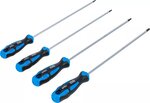 Serie di cacciaviti extra lunghi profilo a T (per Torx) T15 - T30 4 pz