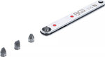 Bitratel speciale extra sottile 6,3 mm (1/4) di trasmissione incl. 4 bit speciali