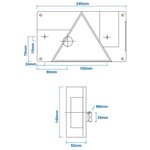 Fanale posteriore Aspock Multipoint II a sinistra