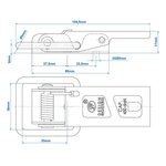 Chiusura a tensione SPP ZB-06 x2 pezzi