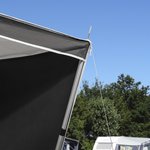 Tenda palo telescopico a 3 pezzi 93-230cm set di 2 pezzi