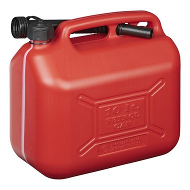 Jerrycan 10 litri di plastica rosso ONU approvato