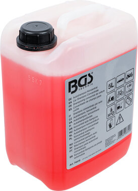 Shampoo concentrato per auto rosso 5 l