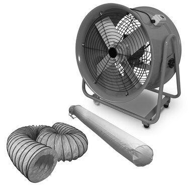 Ventilatore mobile MV500R3 con accessori