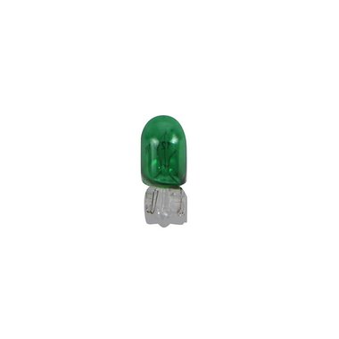 Lampada auto 12V 5W 5W T10 W2.1x9.5d verde x2 pezzi